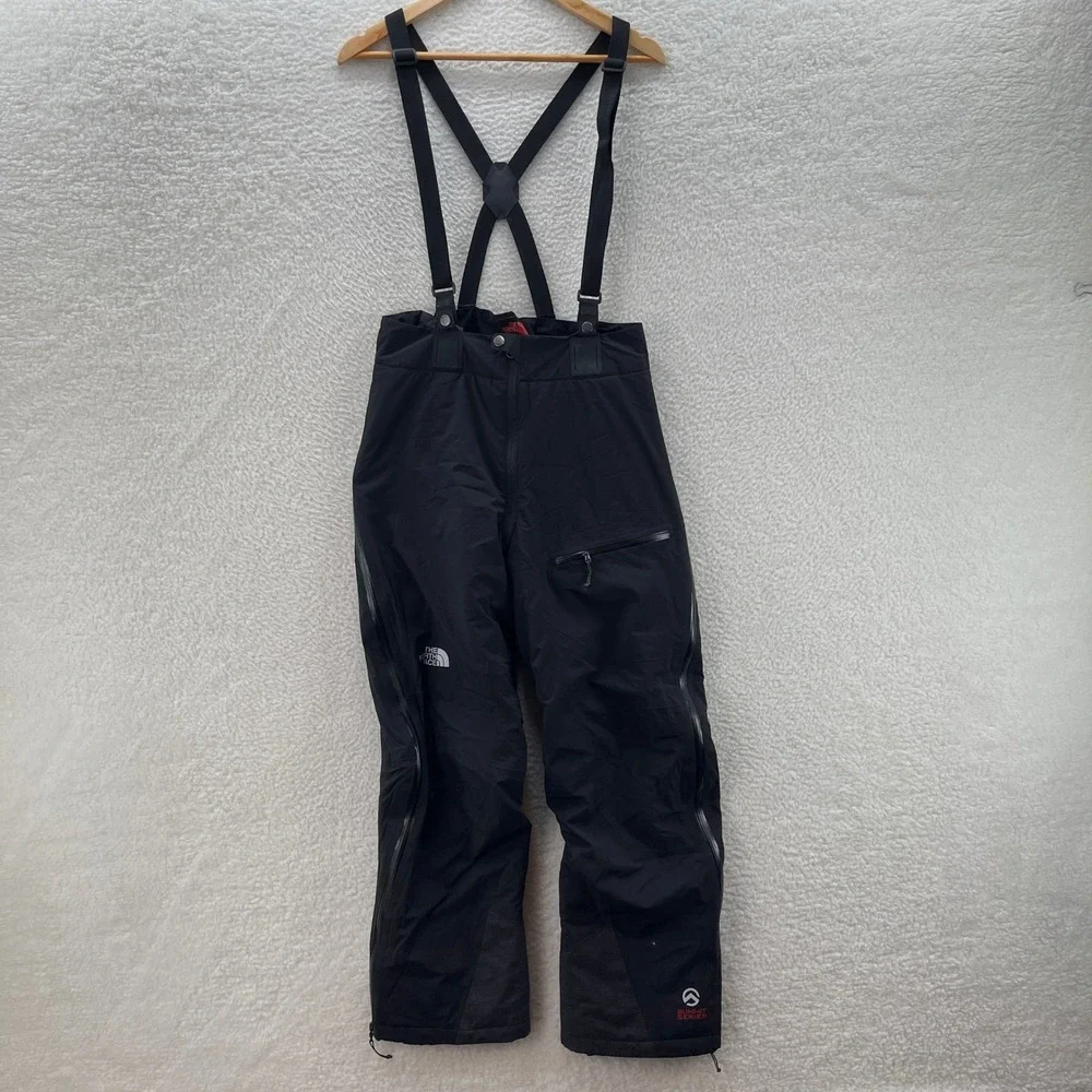 The North Face Summit Series Snow Bibs Mens Small Black Ski Snowboard Pants
